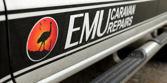 emu caravan repairs truck