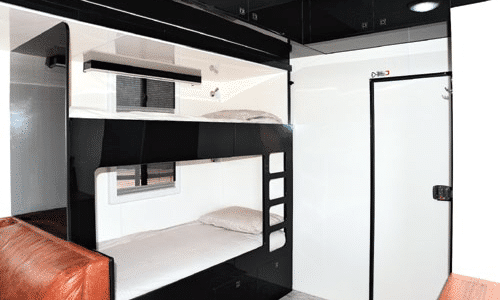 Mack truck horse float - caravan revamp project - bunkbeds